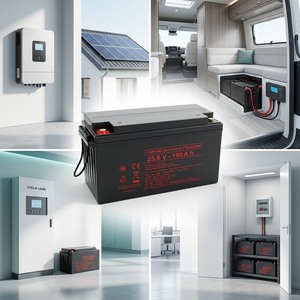 แบตเตอรี่ลิเธียมไอรอนฟอสเฟต 260822 12.8V 400Ah แบบชาร์จได้ พร้อมระบบจัดการแบตเตอรี่ในตัว (BMS) สำหรับรถบ้าน เรือยอชท์ โครงการทางทะเล และสถานีไฟฟ้า - Product Image 6