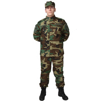 Grandes quantités en stock, uniforme de combat jungle de haute qualité, ACU M81 Camo, respirant, polyester/coton Ripstop pour activités de plein air