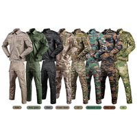 Combinaison tactique de haute qualité en gros avec pantalon et veste, autres équipements de défense personnelle, ensemble uniforme tactique camouflage
