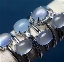 Meihan all'ingrosso naturale <span class=keywords><strong>acquamarina</strong></span> gemma di <span class=keywords><strong>pietra</strong></span> <span class=keywords><strong>anello</strong></span> regolabile delle donne per la creazione di gioielli regalo - Product Image 4