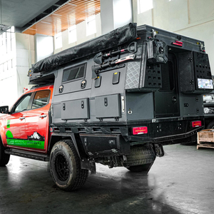Camping-car pour <span class=keywords><strong>camion</strong></span>, caravane pop-up en fibre de verre ou aluminium, 2 personnes, charge utile de 600 kg, taille personnalisée, adaptable aux <span class=keywords><strong>4x4</strong></span>, en vente - Product Image 3