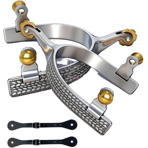 Bocados para Caballos Profesionales Euro Cavall Industries de Acero Inoxidable con Grabado de Rodillo de Trigo, Incluye 2 Correas de Cuero, Estilo Inglés y Western - Product Image 2