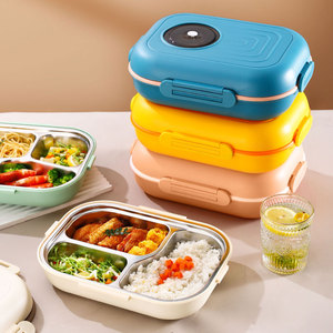 Venta al por mayor portátil escuela plástico PP adulto aislado térmico Bento Oficina fiambreras conjunto para niños alimentos calentador contenedores - Product Image 2