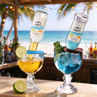 Accessoires de bar pas chers, porte-bouteilles en plastique Corona Rita, clip pour verres à margarita