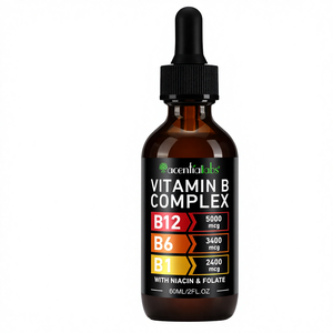 Acentiallabs Etichetta Privata Ingrosso Gocce Orali Naturali e Biologiche di Vitamina B1 B6 <span class=keywords><strong>B12</strong></span> Complesso B per Adulti e Neonati Miglioramento - Product Image 4