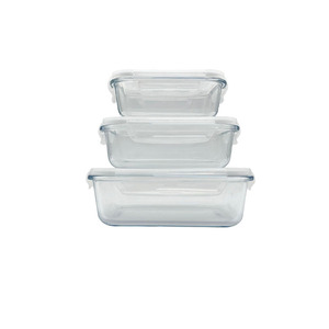 Reihey 28 Oz Portable Grand Récipients Ronds en Verre Bols de Stockage au Congélateur Verre Alimentaire pour la Préparation des Repas pour Adulte avec Lot de 5 Cuisine RH - Product Image 2
