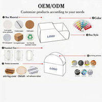 Caja de cartón moderna superventas para llevar, para panadería, desayuno, sándwiches de huevo, con tapa, laminación brillante/mate