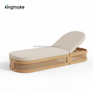 Set di Mobili da Esterno Resistenti, Lettino Prendisole Moderno <span class=keywords><strong>per</strong></span> Hotel e Piscina, Sedia a <span class=keywords><strong>Sdraio</strong></span> <span class=keywords><strong>per</strong></span> Resort - Product Image 5
