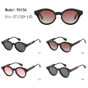 Lunettes de soleil unisexes œil de chat à monture intégrale, verres dégradés marron, protection UV400, protection solaire pour adultes - Product Image 3