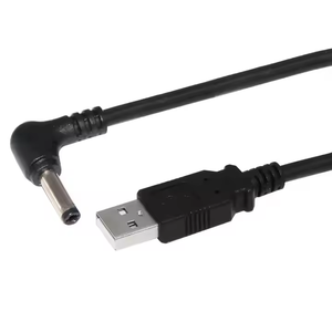 USB-A to 5.5mm 2.1mm Barrel Jack Male DC 5v <b>Power</b> Charger Connector <b>Cable</b> Usb to Dc <b>Cable</b> - Product Image 1