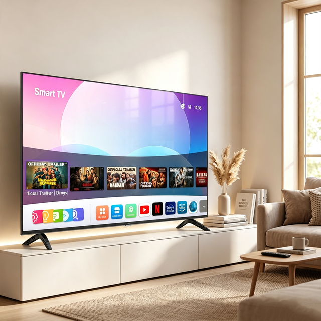 65 Inch Smart TV 4K Ultra HD LED Big Screen Wifi Inteligentes Smart Television