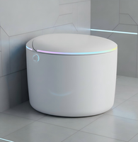 WC intelligent à économie d'eau à double chasse, directement de l'usine, pour salles de bain modernes, bidet intelligent pour la construction résidentielle neuve