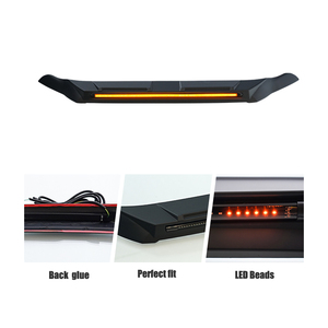 Protector de Capó para Camioneta <span class=keywords><strong>4x4</strong></span> TXR con Luz de Flujo, Accesorios Impermeables para Automóviles, para <span class=keywords><strong>Nissan</strong></span> Navara <span class=keywords><strong>Frontier</strong></span> <span class=keywords><strong>2022</strong></span>- - Product Image 5