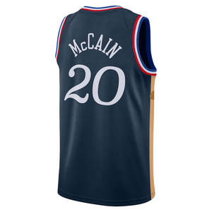 Philadelphia para Hombre # Camiseta de Baloncesto Bordada de Jared <span class=keywords><strong>McCain</strong></span>, Edición Clásica, Transpirable, Tallas Grandes - Product Image 4