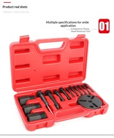 Kit de test de fuites de pression de radiateur et de climatisation universel, 28 pièces