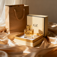 Stock d'usine : flacons de parfum en verre vides rectangulaires distinctifs de 30 ml, 50 ml et 100 ml. Boîtes d'emballage et bou
