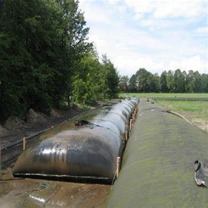 Géosac en <span class=keywords><strong>géotextile</strong></span> tissé en PP résistant aux UV à <span class=keywords><strong>prix</strong></span> usine pour le traitement des boues et les projets de dragage - Product Image 2