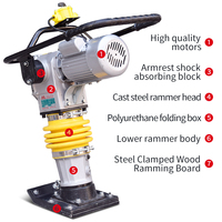 Compacteur de sol, petites Machines de fabrication, marteau de bourrage électrique vibrant pour béton