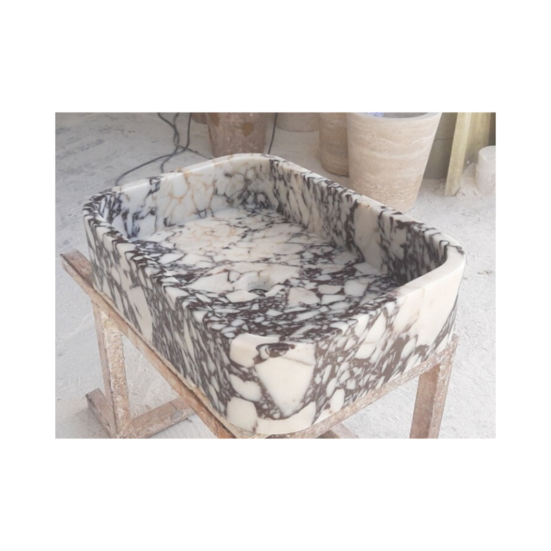 Calacatta Viola Marble Bathroom Wash Basins