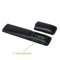 Control Remoto Universal de 47 Teclas para TV, Fabricado en China, Color Negro, Compatible con Todas las Marcas de TV, Código de Aprendizaje, 2 Pilas AAA, Material ABS