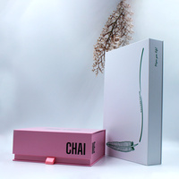 Caja de Regalo de Lujo con Forma de Libro y Logotipo Personalizado, Caja de Embalaje Rígida de Cartón con Cierre Magnético y Lazo para Extraer
