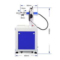 Nueva Máquina de Marcado Láser de Fibra Industrial de 50W, OEM ODM, Personalizable, Portátil, Compacta, de Alta Precisión, con Enfriamiento por Aire, para Metal, Plástico, Fecha, Código QR