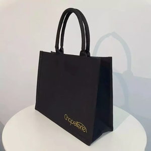 Women's Oversize <b>Large</b> Weekend Shopping <b>Tote</b> <b>Bag</b> Custom Logo Black <b>Canvas</b> Cotton Fashionable Letter Pattern - Product Image 5
