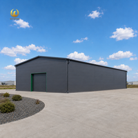 Almacén de Estructura de Acero Prefabricado de Fácil Montaje, Taller Metálico Hermético, Edificio de Almacenamiento para Fabricación, Cumple con la Normativa AISC