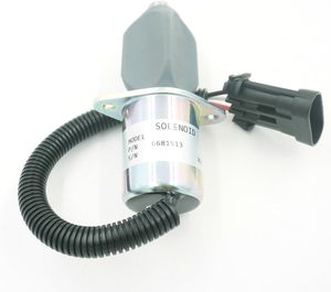 Válvula Solenoide de Corte de Combustible Compatible con Minicargadoras Bobcat 751 753 763 773 643 743, Kit de Solenoide de Parada/Apagado 6681513 - Product Image 3