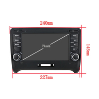 Auto estéreo 7 pulgadas pantalla táctil Android 15 Radio de coche para Audi TT MK2 8J 2006-2014 Wifi reproductor de vídeo Gps navegación cabeza Uni