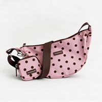 Ensemble Harnais et Laisse pour Chien Personnalisé avec Logo, Motif Pois, Fabricant OEM, avec Collier et Laisse pour Chien avec Nœud Papillon – Vente en Gros