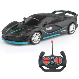 Commercio all'ingrosso della fabbrica di 1:18 RC auto 4C giocattolo elettrico con l'alta velocità luce a Led per bambini ragazzi ragazze regali mini auto a buon mercato