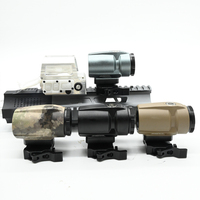 Lunette de visée tactique 5D Era 3T AMR à grossissement fixe 3X avec interrupteur latéral rabattable, montage QD détachable rapide, chasse
