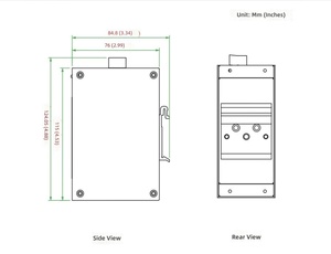 MT-EDS-108 New Brand 8-Port 10/100Mbps Unmanaged Industrial Ethernet <b>Network</b> <b>Switch</b> 1.6Gbps Capacity IP30 Fanless DIN - Product Image 1
