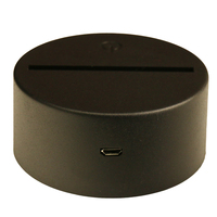 Lampe de nuit à affichage LED CALCA 16 couleurs support de panneau de plaque acrylique câble USB interrupteur tactile à distance nuit 3D Espagne Stock 6 ensembles/paquet
