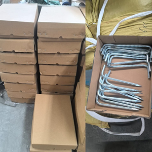 J Type Ground Garden <strong>Rebar</strong> Stakes for Swing Set Earth Anchors for Camping - Product Image 4