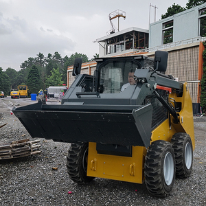 יעילות גבוהה מיני החלקה stoader סגור תא המפעל מחיר euro5 מנוע דיזל משאבת הידראולי 4 גלגל מכירה כונן למכירה - Product Image 3