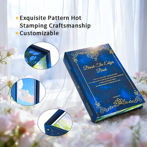 Golden Hot <b>Stamp</b> Art <b>Book</b> with Lamination Printing Custom Design Patterned Cover for Adult Art & Design Enthusiasts - Product Image 3