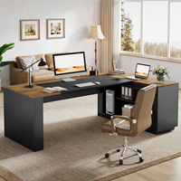 Bureaux de bureau avec tiroirs, table de bureau, mobilier de bureau, bureaux de bureau avec armoire et étagères de rangement