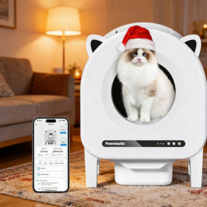 Caja de arena inteligente para gatos, directa de fábrica, con control por aplicación WiFi, completamente cerrada, a prueba de salpicaduras, de alta calidad. - Product Image 1