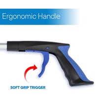 Nuevo Pick up Reacher Recogedor de basura plegable Herramienta de captura de basura Reacher Tool