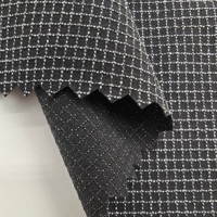 Tissu élastique à quatre côtés en nylon polyester 40D * 90D, maille de 0,2 cm, résistant à l'usure, pour vêtements d'extérieur