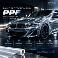 Film de protection de peinture transparent TPU PPF 7,5 mil auto-réparant rapide, hydrophobe, anti-rayures, anti-UV, qualité OEM, directement de l'usine