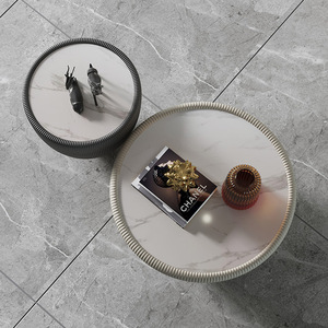 Juego de Mesa de Centro de Madera de Diseño Moderno <span class=keywords><strong>y</strong></span> Sencillo, Estilo Vintage de Lujo Ligero, <span class=keywords><strong>Sen</strong></span> Pan, Garantía de 3 Años, Multifuncional, Fácil de Limpiar, Muebles para el Hogar - Product Image 4