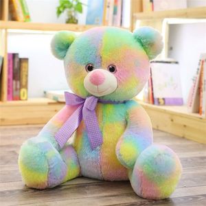 rainbow colored teddy bears