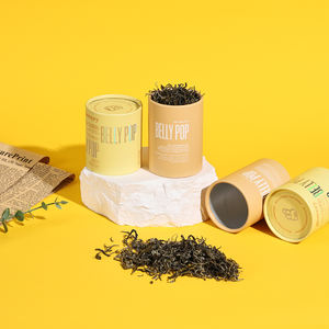 Boîte de tubes ronds d'emballage de cylindre de thé alimentaire personnalisé Tube rond de tube en papier kraft personnalisé - Product Image 6