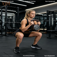 Kettlebell de qualité supérieure pour salle de sport commerciale, équipement d'entraînement de force, poids libre pour fitness fonctionnel, idéal pour les salles de sport professionnelles
