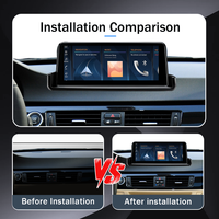 Écran Linux pour BMW Série 3 E90 E91 E92, CarPlay sans fil, lecteur multimédia vidéo, Android Auto, autoradio Bluetooth, moniteur
