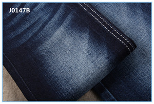 <span class=keywords><strong>Tissu</strong></span> en denim extensible doux <span class=keywords><strong>au</strong></span> toucher à prix abordable pour femmes - Product Image 4