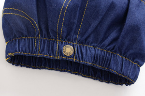 Ropa para Niños, Conjuntos de Pantalones y Camisas Sexys para Niñas, con Leggings Cortos de Mezclilla de China - Product Image 5